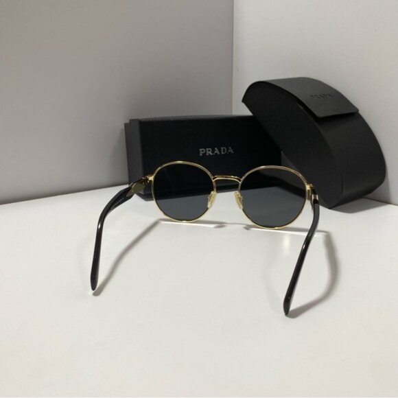 Prada Contemporary Gold Sunglasses - Picture 6 of 8
